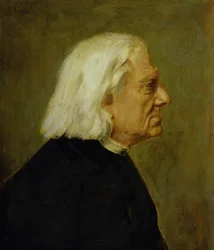 Komponisten Franz Liszt (1811-86), 1884